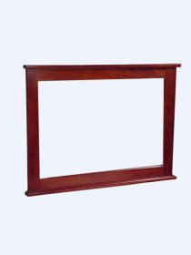 Plain Mahogany Mirror