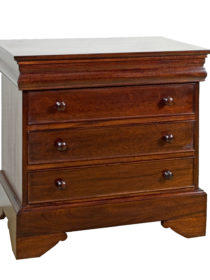 Double Bullnose Pedestal with drawers