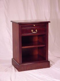 1 Drawer Pedestal with pull out shelf, open
